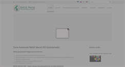 Desktop Screenshot of basemetal.ee