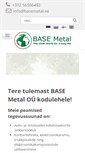 Mobile Screenshot of basemetal.ee