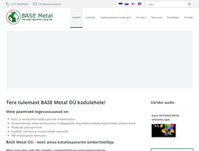 Tablet Screenshot of basemetal.ee